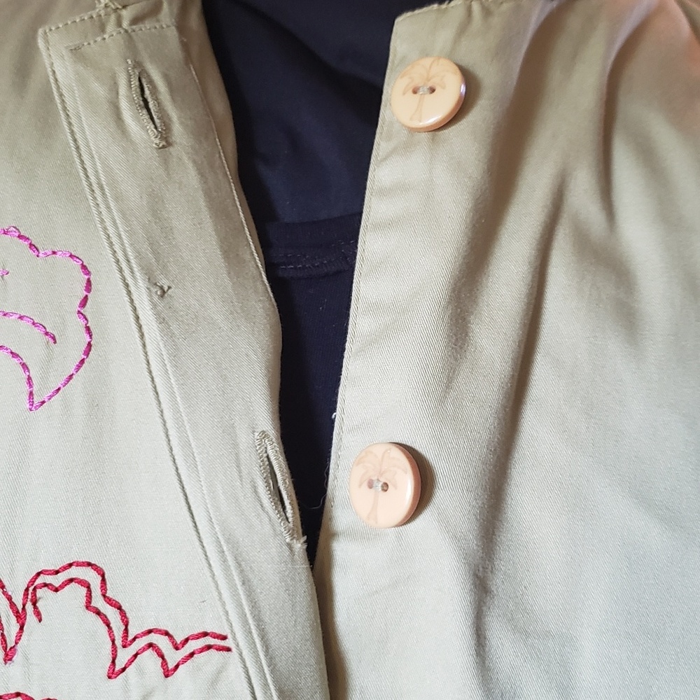 Ruby Road Mandarin Collar Button Front Tunic / Ja… - image 5